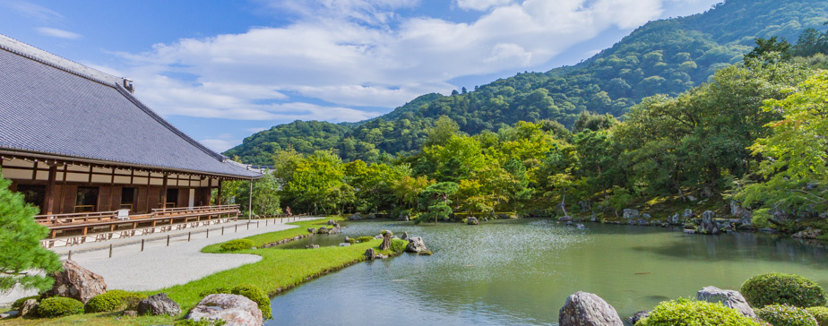 天龍寺の庭園